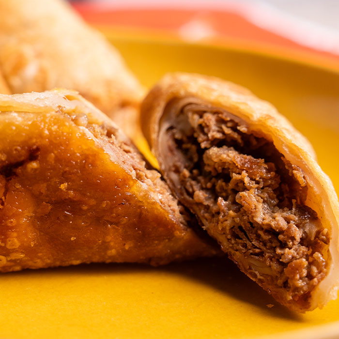 Cheeseburger Egg Rolls