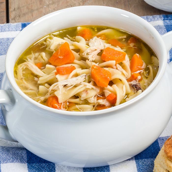 Homemade Chicken Soup Crockpot Meal Gift