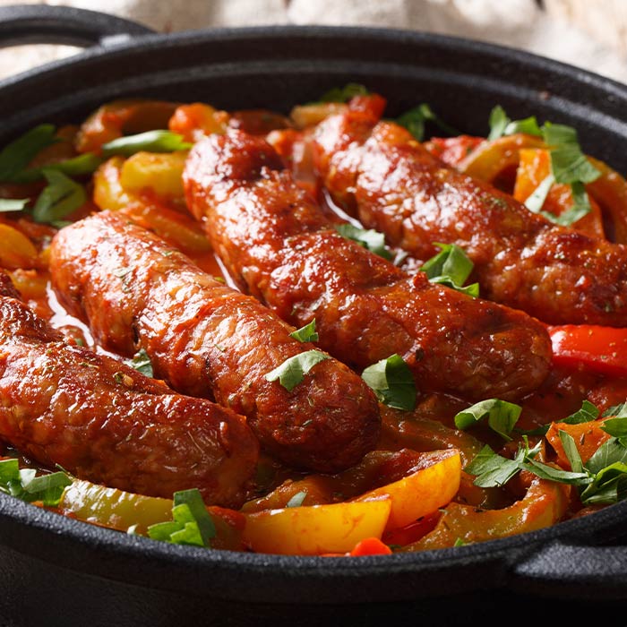 Sausage Scallopini Crockpot Meal Gift
