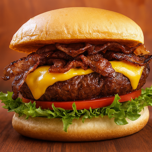 Huge Angus Steak Burgers